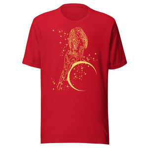 Cosmic Goddess Celestial Tee - Cosmic Design T-Shirt, ALL COLORS