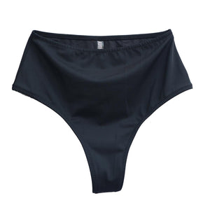 Thong Bikini Bottoms, Solid Color Thong Bikini, Brazilian Swimsuit High Waist Bikini