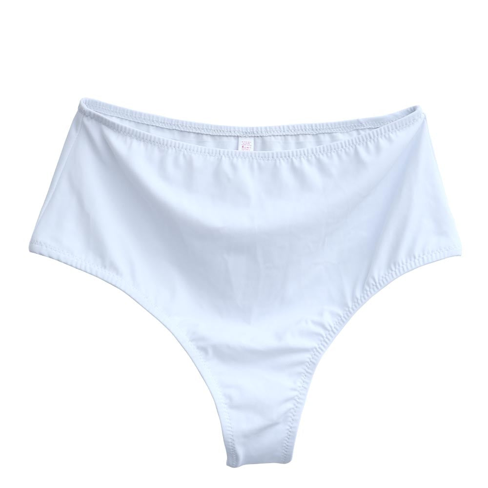Thong Bikini Bottoms, Solid Color Thong Bikini, Brazilian Swimsuit High Waist Bikini