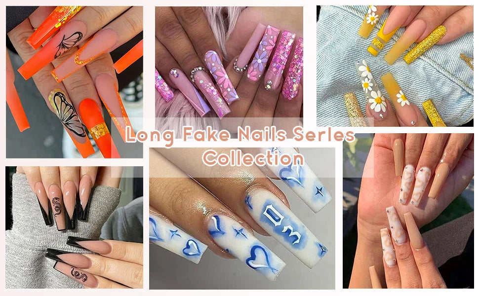 French Disco Ball Press-on Nails