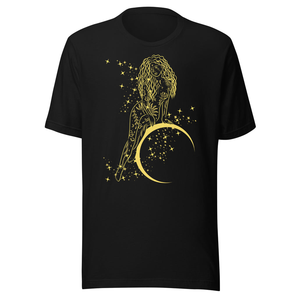 Cosmic Goddess Celestial Tee - Cosmic Design T-Shirt, ALL COLORS