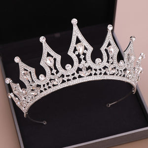 LARGE CROWN-Birthday Photoshoot - Saffron Diamond Crown - Royal Crown - Birthday Crown