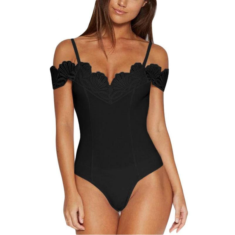 Off Shoulder Black Bodysuit, Black Sweetheart Off Shoulder Bodysuit, B – By  Order Of The Queen