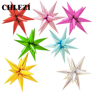 Starburst Metallic BALLOON - Single 12 Piece Balloon Kit - Birthday Photoshoot - Celestial Balloon, Space Balloons