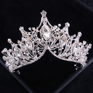 GOLD & SILVER CROWN- Crystal Tiara Crown - Birthday Photo Shoot Queen