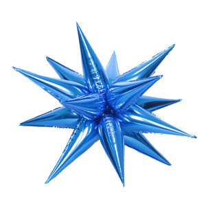 Starburst Metallic BALLOON - Single 12 Piece Balloon Kit - Birthday Photoshoot - Celestial Balloon, Space Balloons