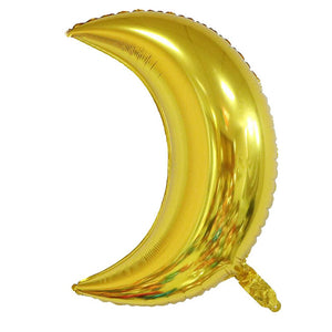 Big Cresent Moon Balloons - Rose Gold Metallic CRESENT MOON BALLOON - Moon Balloons